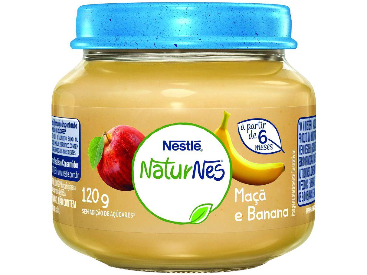 Papinha NaturNes Maçã e Banana 120g - A Partir de 6 Meses