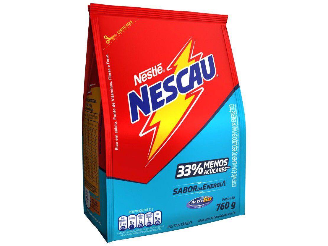 Achocolatado em Pó Nescau - 33% Menos Açúcares Light 760g