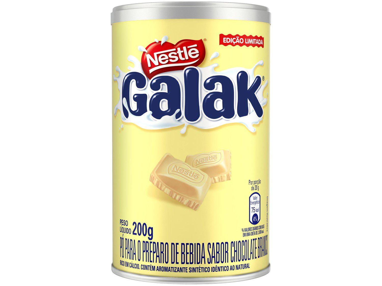 Achocolatado em Pó Chocolate Branco Galak - 200g