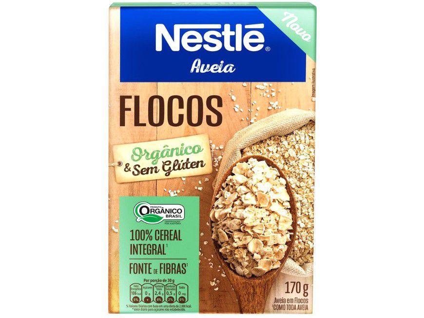 Aveia em Flocos sem Glúten Orgânica Nestlé 170g