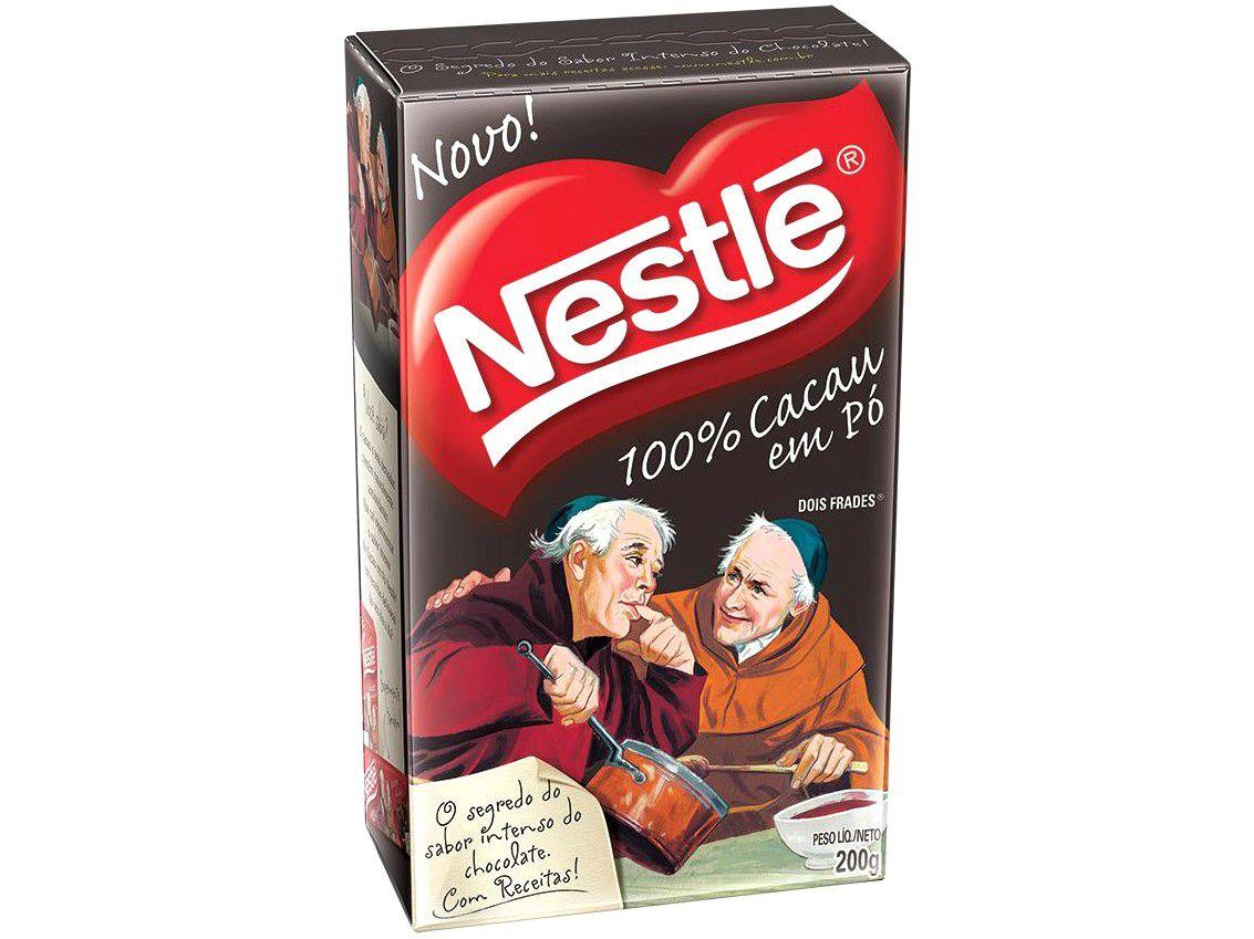 Cacau em Pó Dois Frades 100% Cacau Nestlé - 200g