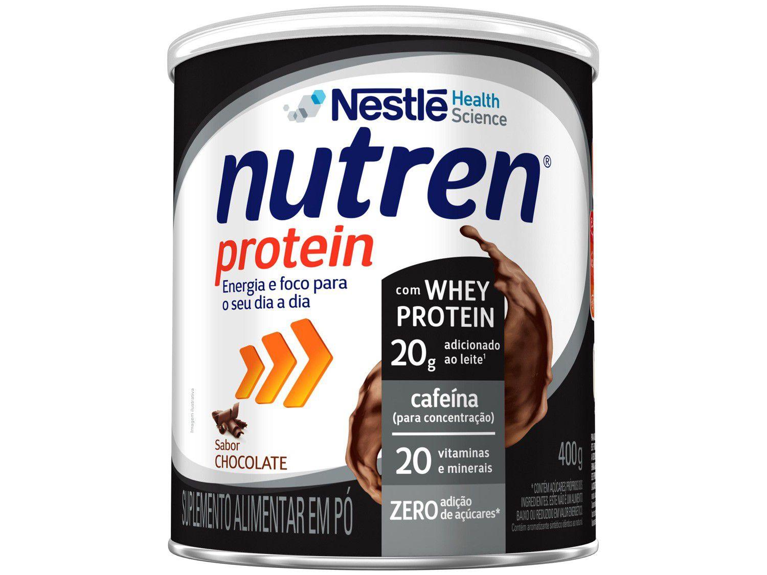 Suplemento Alimentar Adulto Nutren Chocolate - Protein Zero 400g
