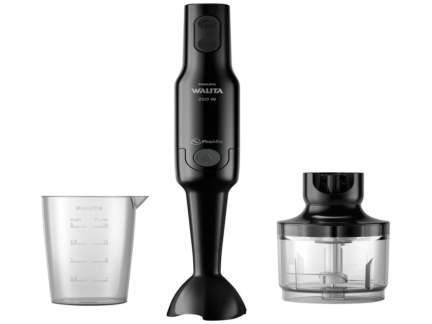 Mixer Philips Walita 2 em 1 Preto 250W - Daily RI2532/92 2 Velocidades
