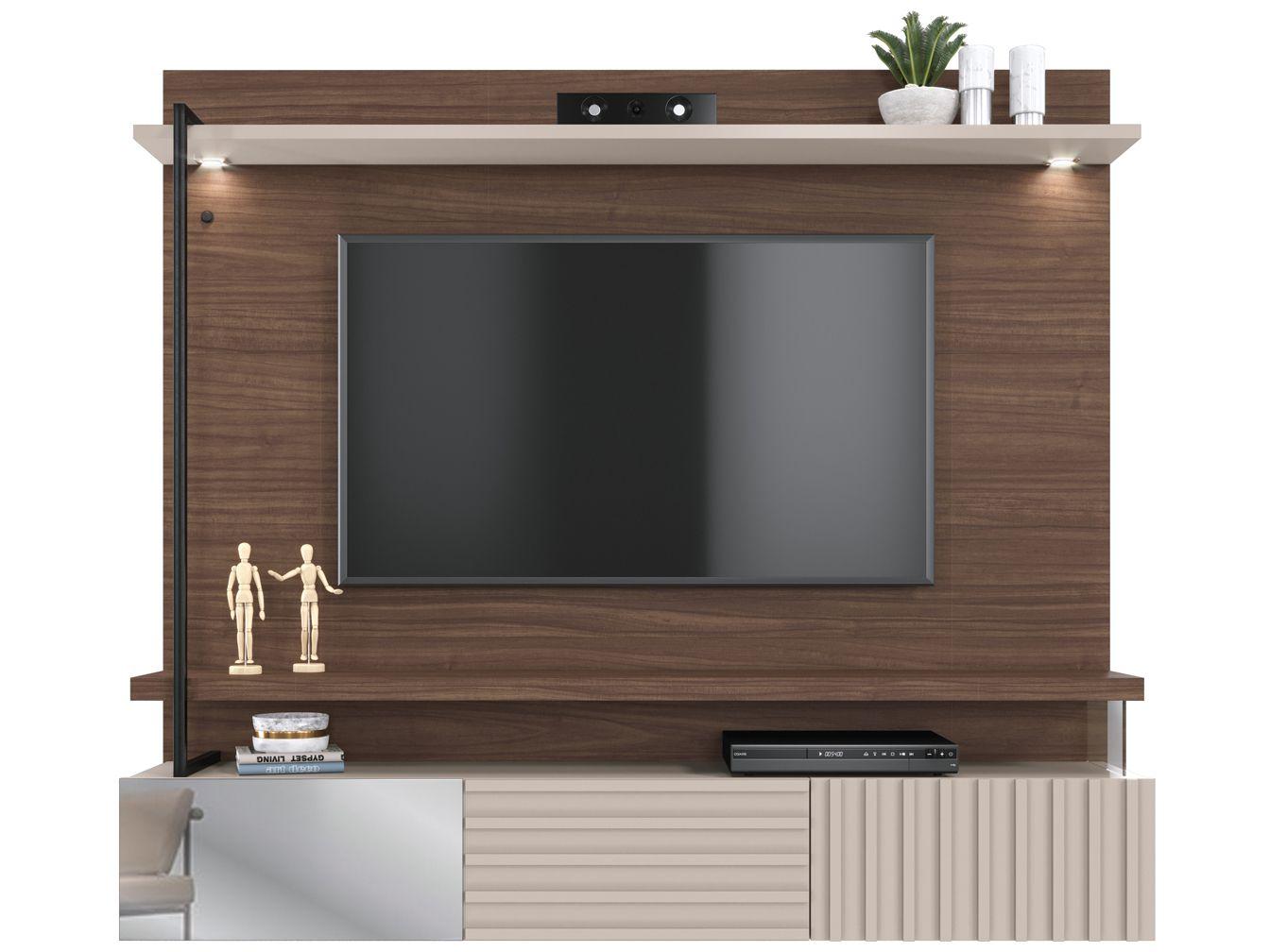 Estante Home Suspenso para TV até 70" - 3 Portas Colibri Atalaia