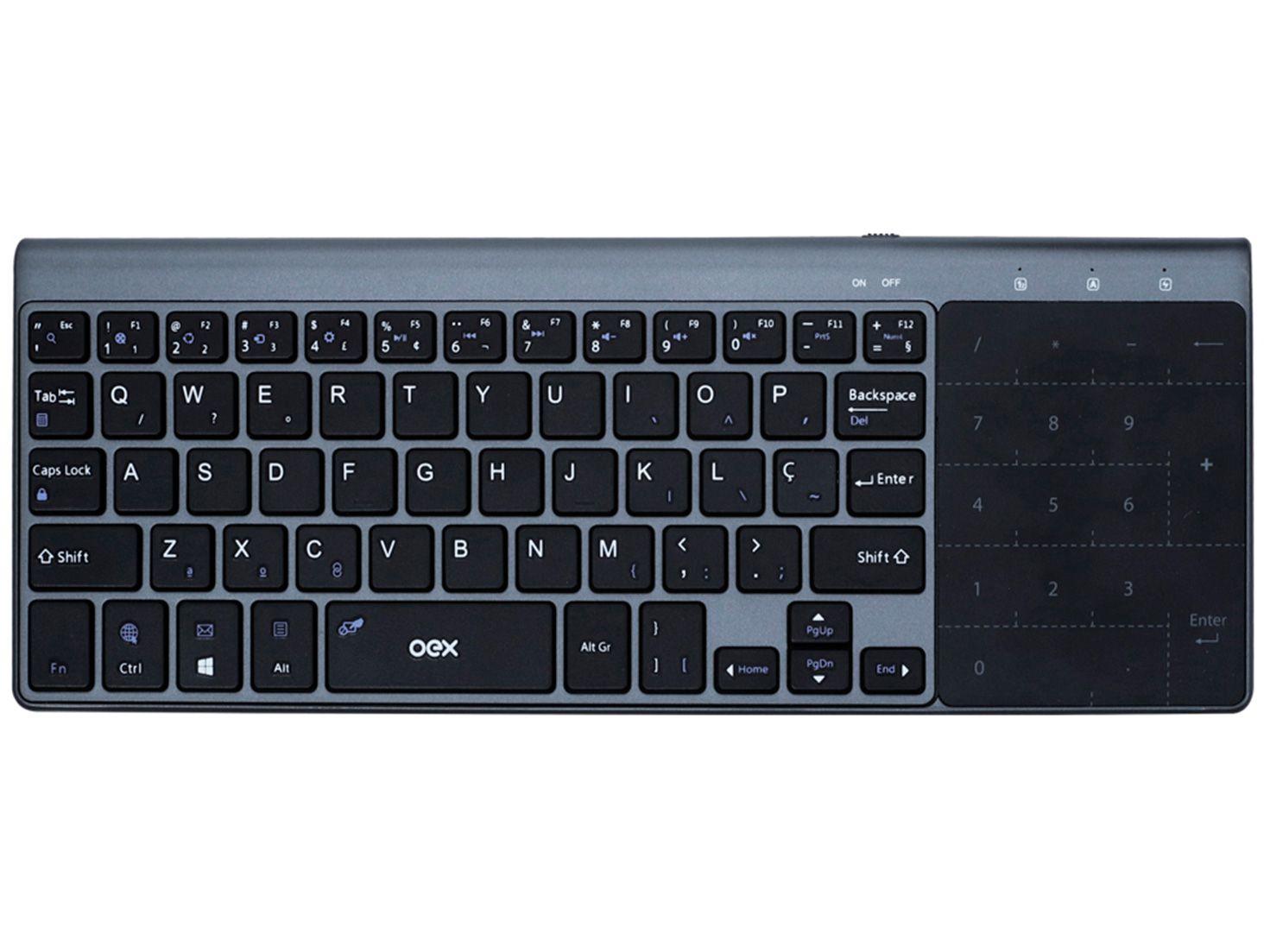 Teclado OEX ABNT2 - Preto TC503 Premium Touch