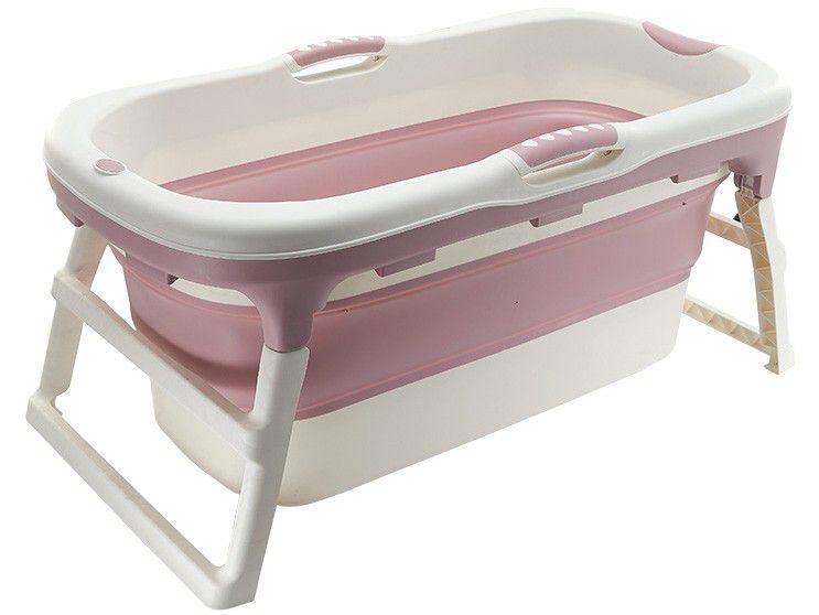 Banheira de Bebê Baby Pil com Suporte Dobrável - Grande 110L