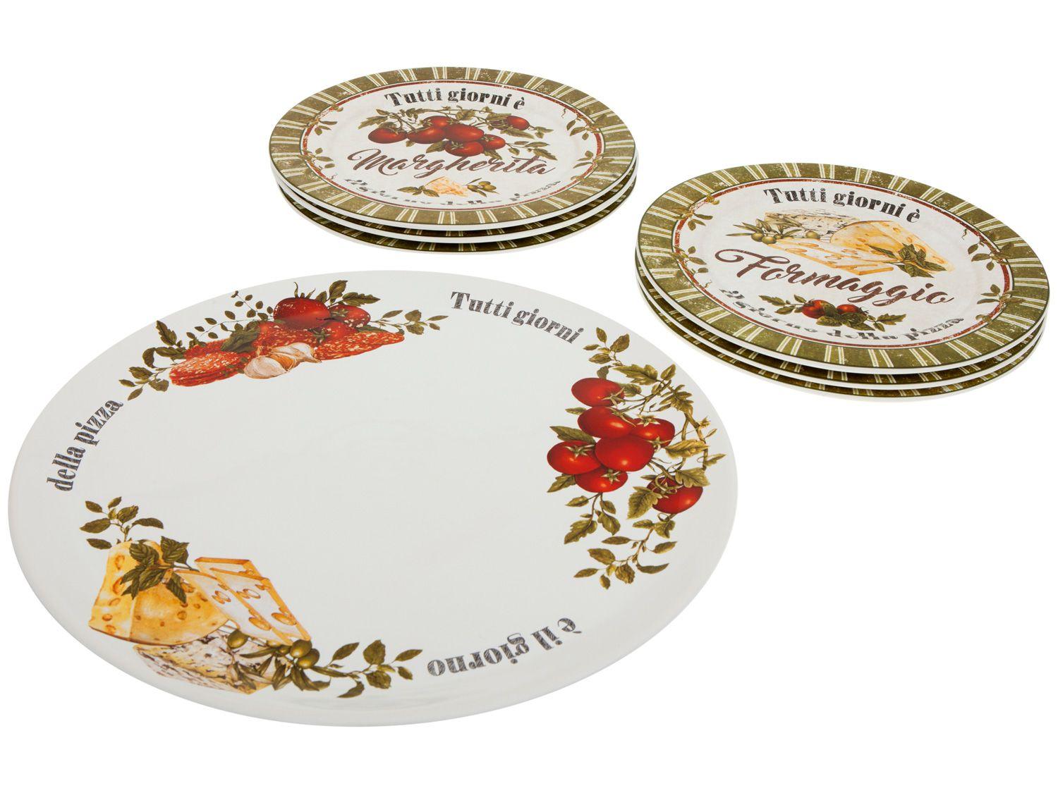 Conjunto para Pizza Cerâmica Scalla 1841945 - 7 Peças