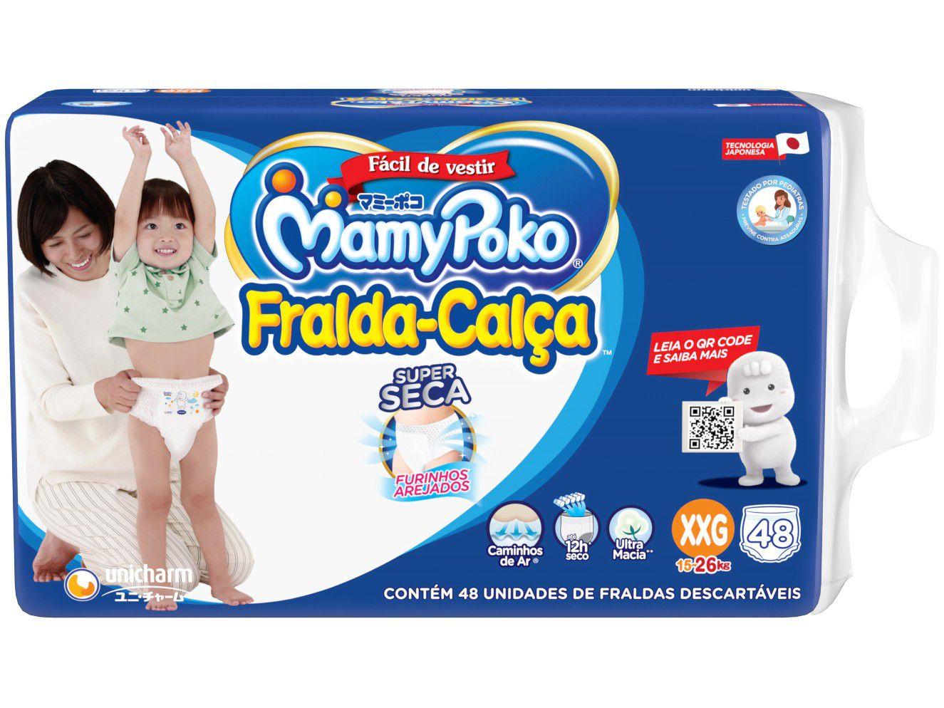 Fralda Calça MamyPoko Super Tam. XXG - 15 a 26kg 48 Unidades