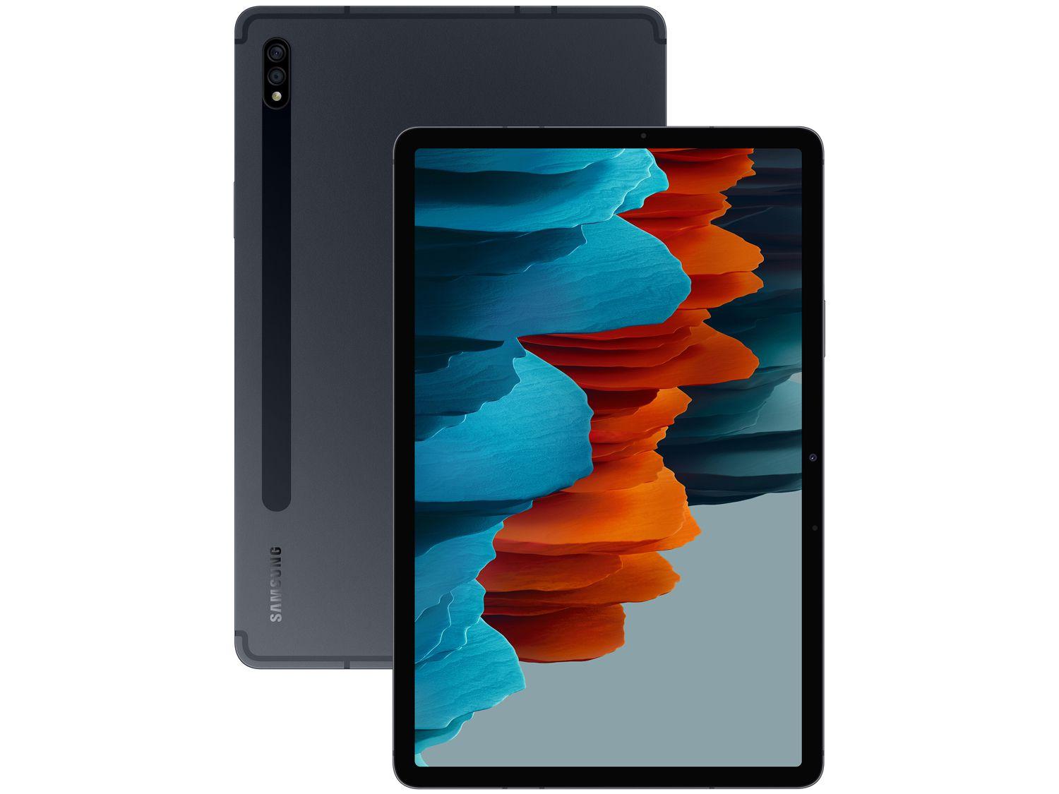 Tablet Samsung Galaxy Tab S7 com Caneta 11" 4G - Wi-Fi 256GB Android Octa-Core Câm. Dupla + Selfie