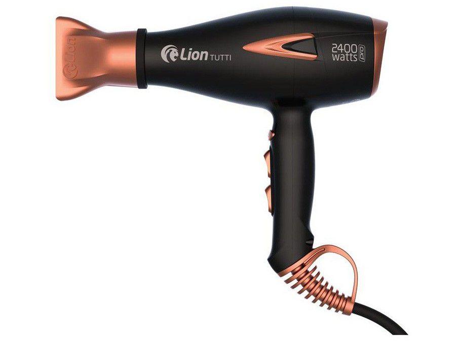 Secador de Cabelo Profissional Lion Tutti Cobre - com Íons 2400W 2 Velocidades