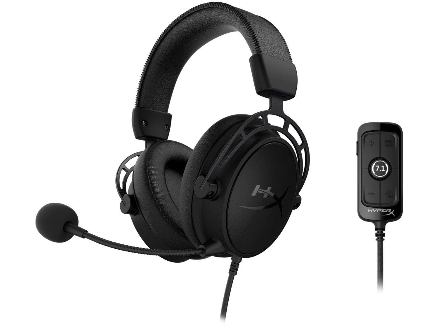 Headset Gamer HyperX PC e Mobile 7.1 USB P2 - Cloud Alpha S Blackout