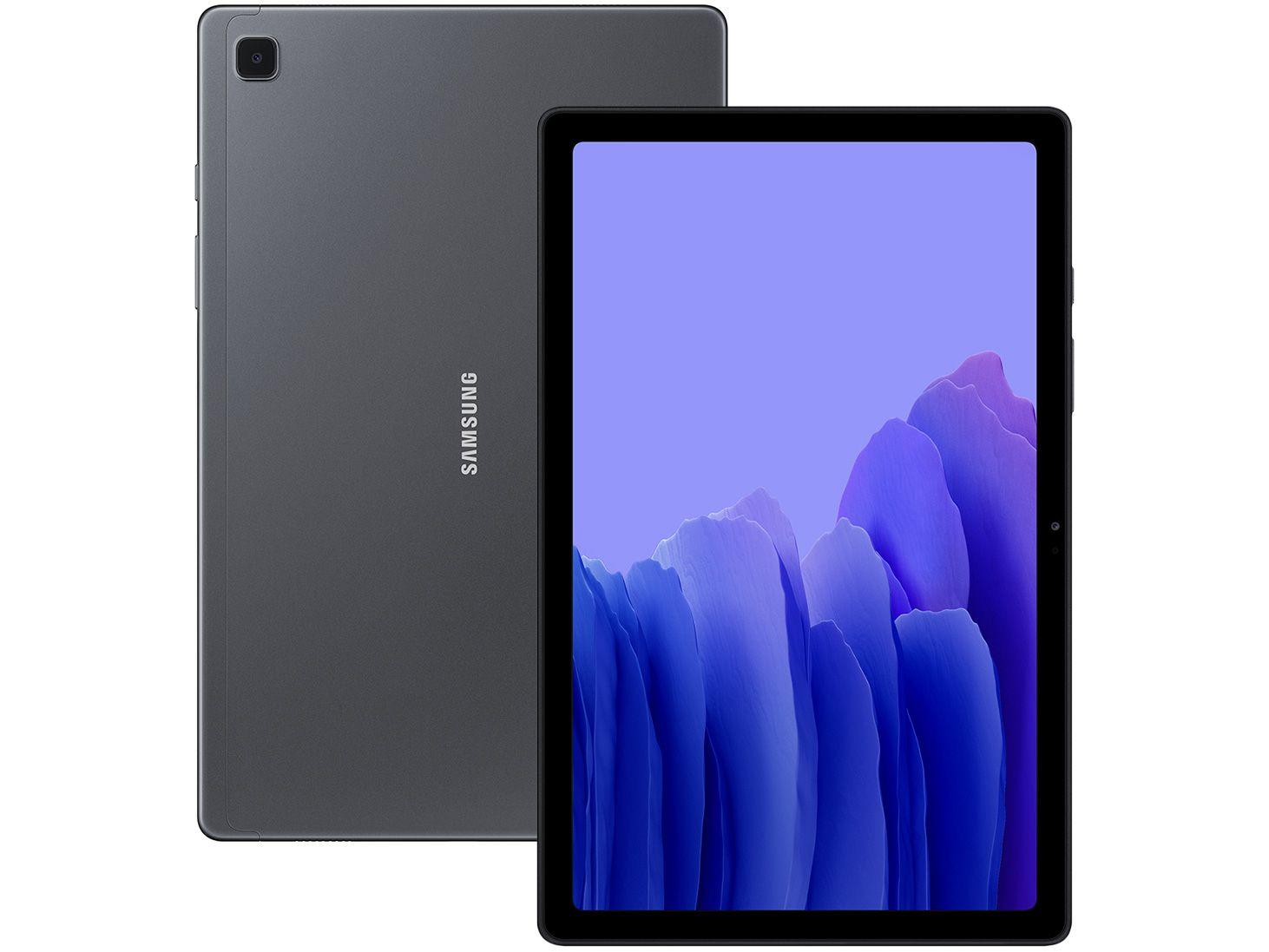 Tablet Samsung Galaxy Tab A7 10,4" 4G Wi-Fi 64GB - Android Octa-Core Câm. 8MP + Selfie 5MP