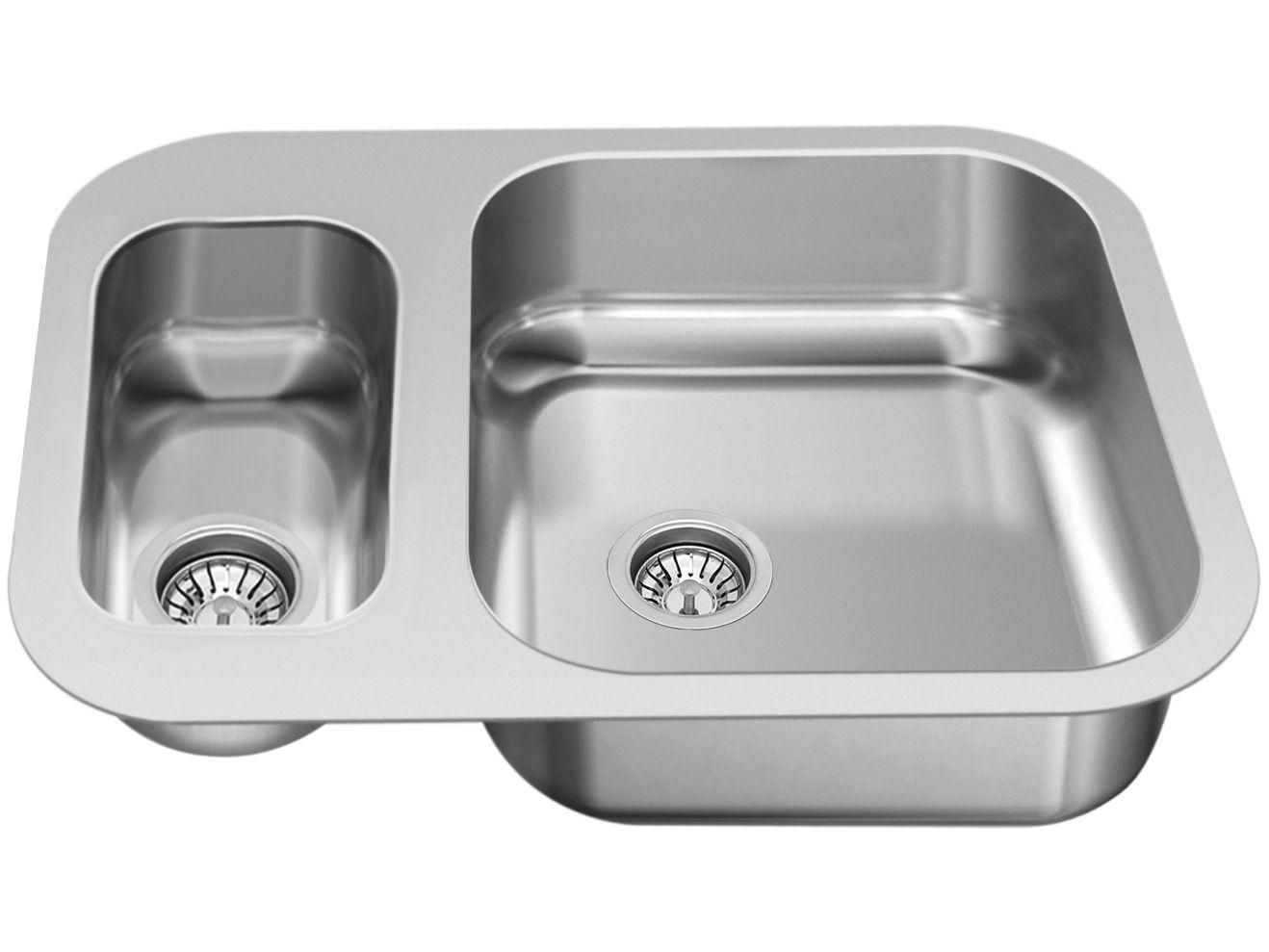 Cuba e Meia para Cozinha GhelPlus Inox de Embutir - Retangular 58,7X40cm Premium N3 - 1.5C