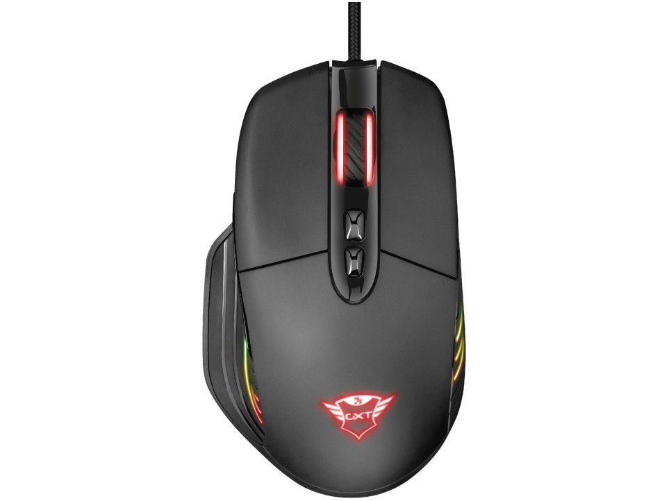 Mouse Gamer RGB Trust Óptico 10.000DPI - 8 Botões GXT 940 Xidon