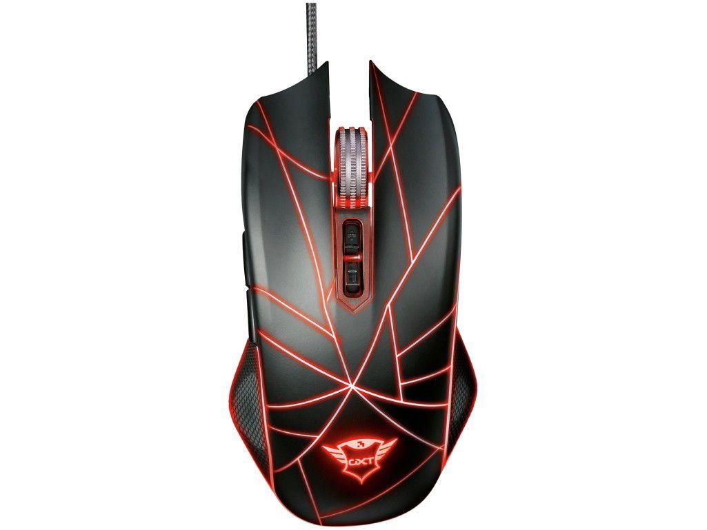 Mouse Gamer RGB Trust Óptico 4000DPI - 7 Botões GXT 160 Ture