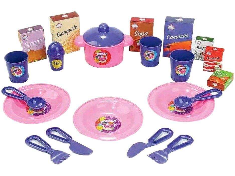 Jogo de Jantar de Brinquedo Meu Jantarzinho - Big-Star