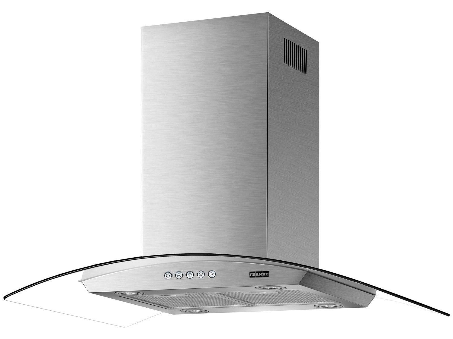 Coifa de Ilha Franke 90cm 6 Bocas - 3 Velocidades Glass Classic