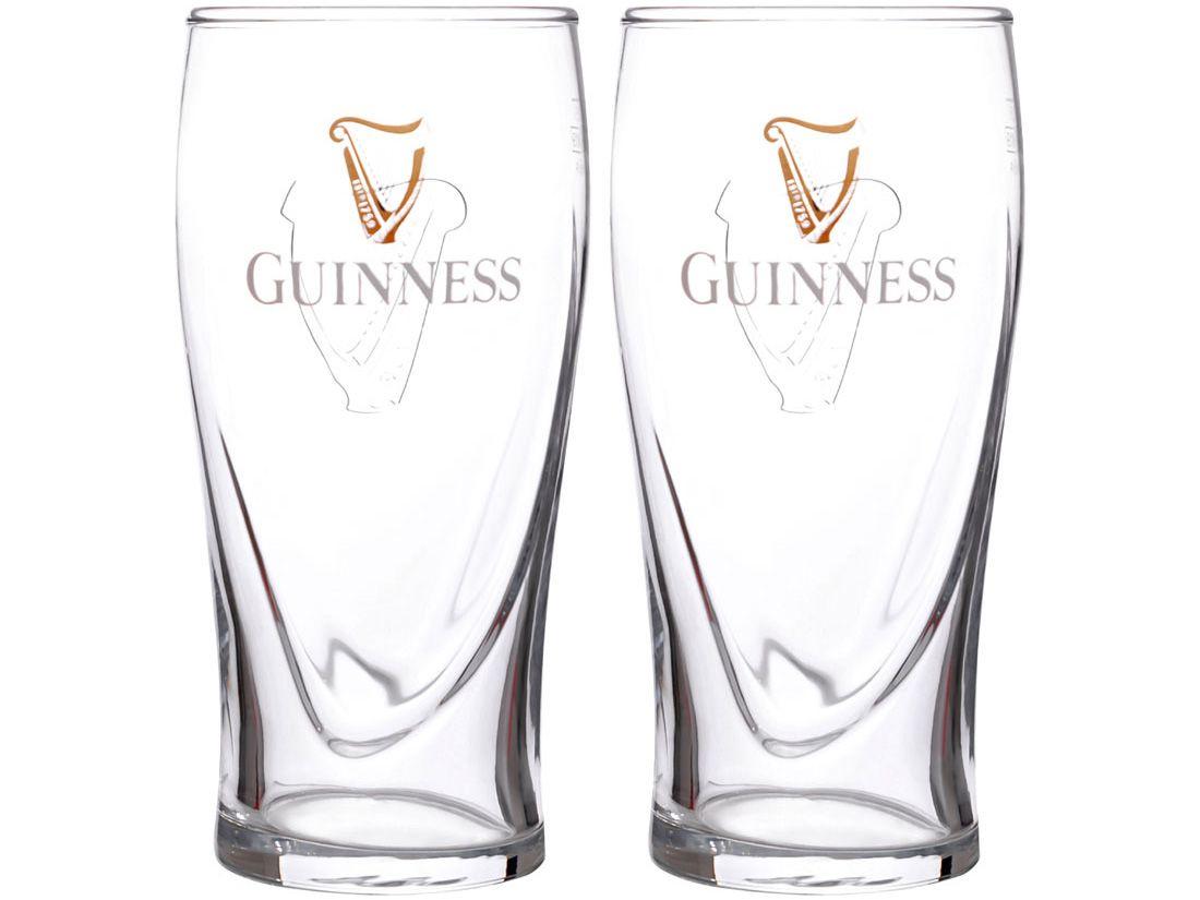 Jogo de Copos de Vidro para Cerveja 600ml - 2 Peças Guinness 8608061
