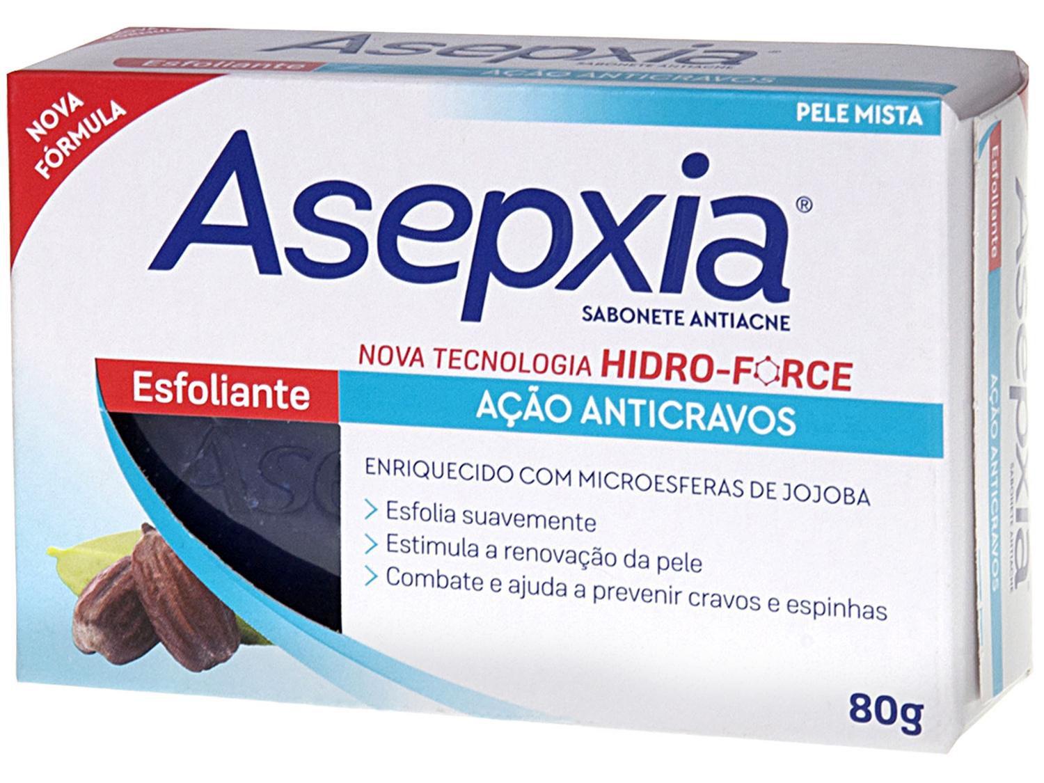 Sabonete em Barra Facial Asepxia - Esfoliante 80g