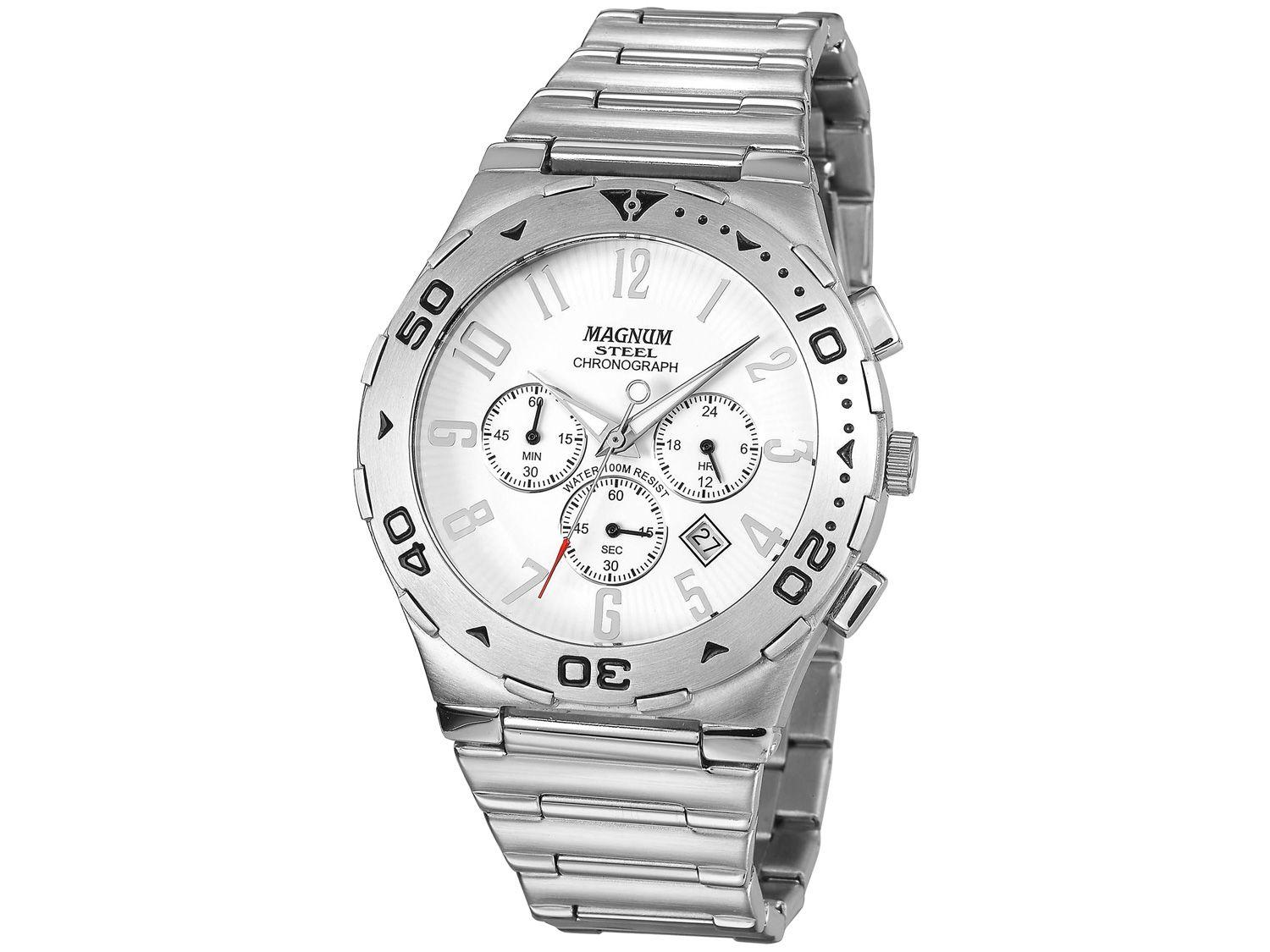 Relógio Masculino Magnum Analógico - MA30310Q Prata