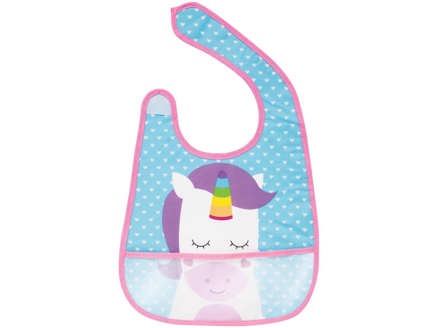 Babador Impermeável com Bolso Buba Animal Fun - Unicórnio