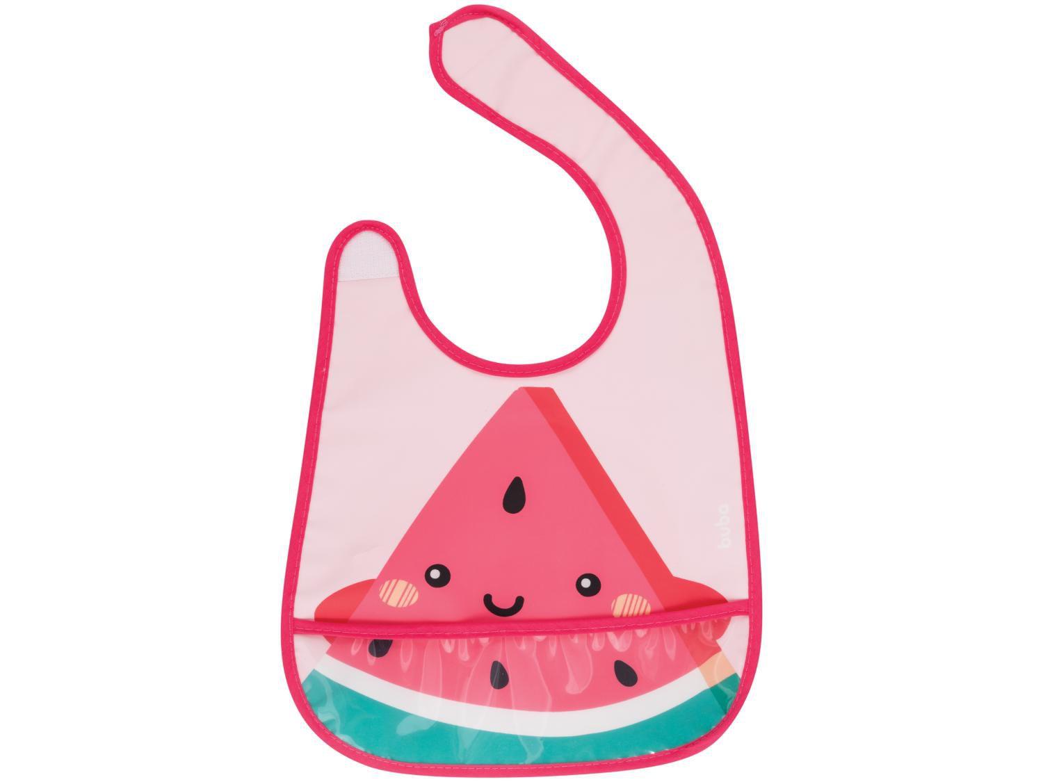 Babador Impermeável com Bolso Buba Frutti - Melancia