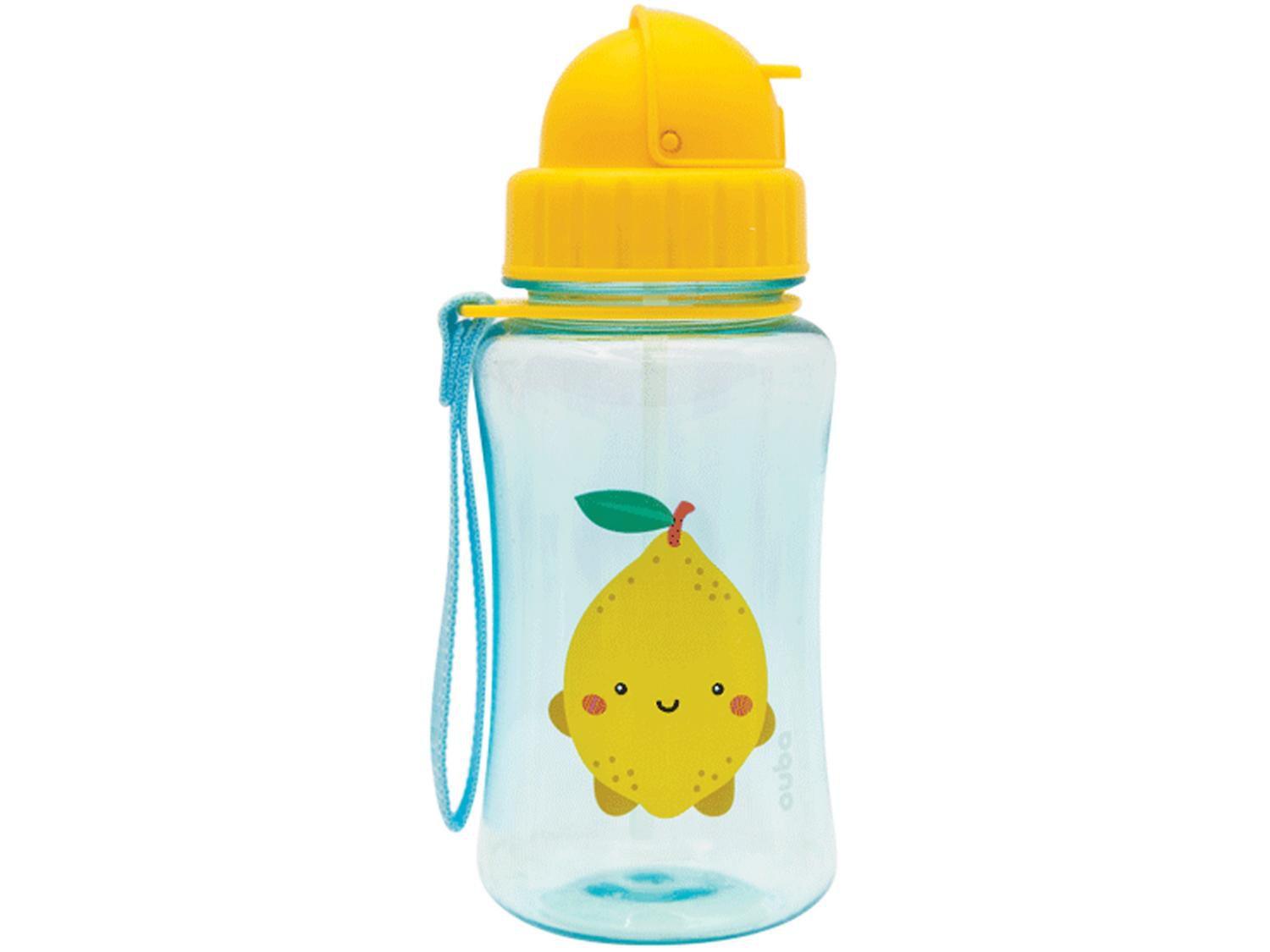 Garrafa Infantil 400ml com Canudo Buba - Frutti Limão