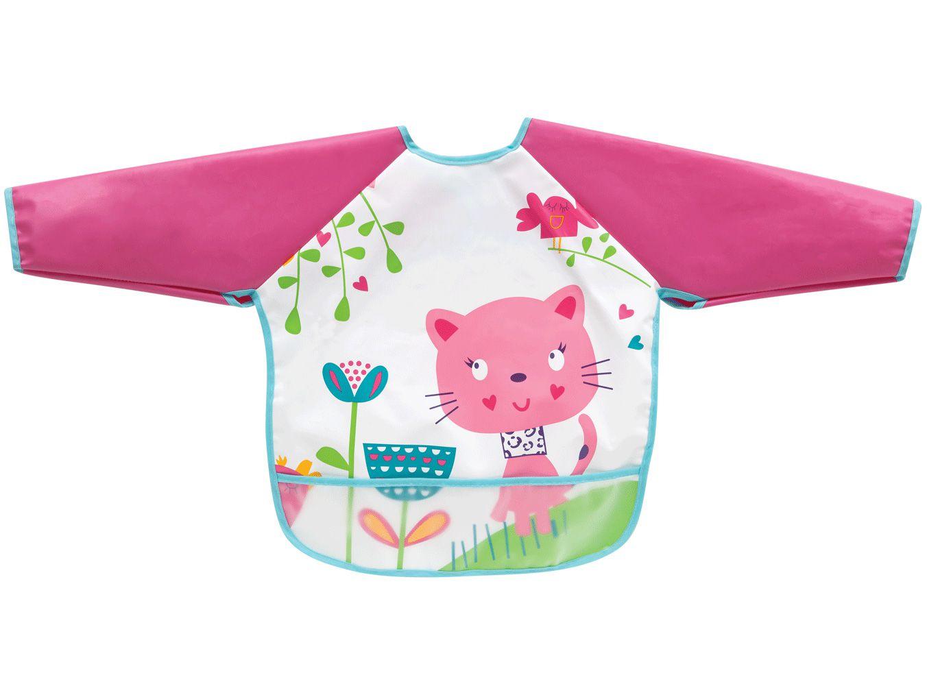 Babador com Mangas Impermeável com Bolso - 10652