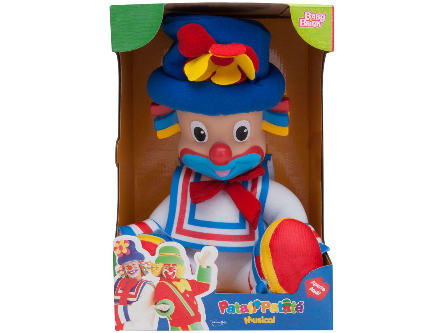 Boneco Patati Musical Patati Patatá 42cm Baby Brink