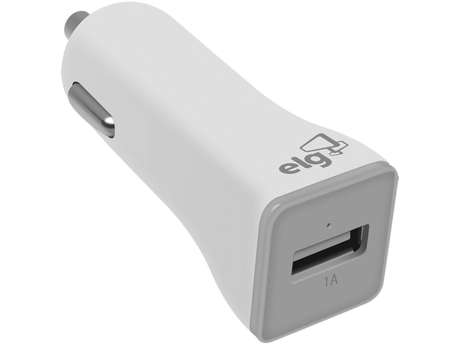 Carregador Veicular Carga Rápida Universal - Entrada USB ELG Evolution CC1SBR