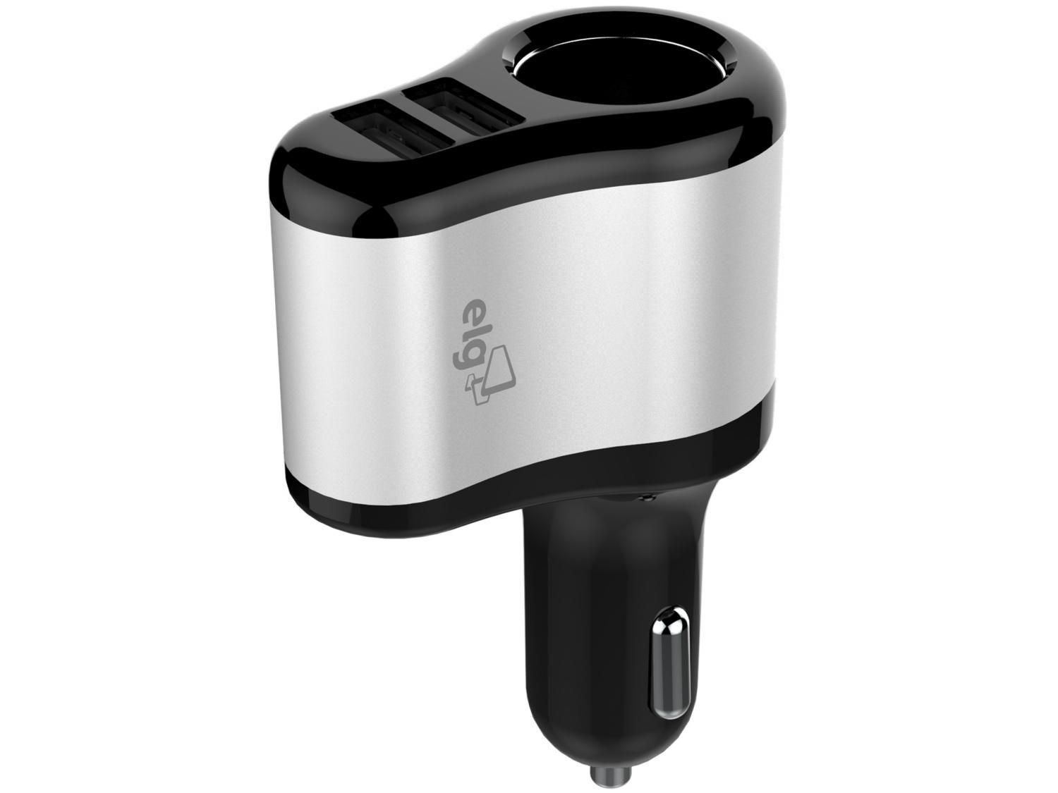 Carregador Veicular Universal 2 Entradas USB - ELG Evolution CC2S12V