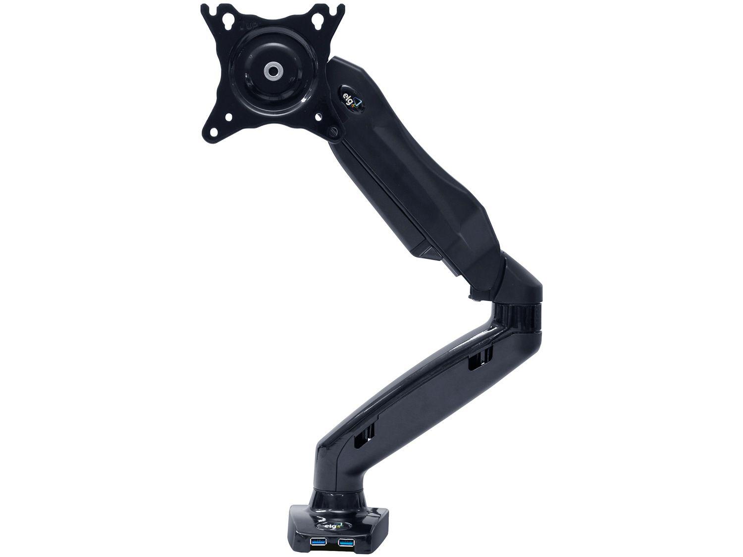 Suporte para Monitor Articulado de Mesa - 17" até 27" ELG F90USB