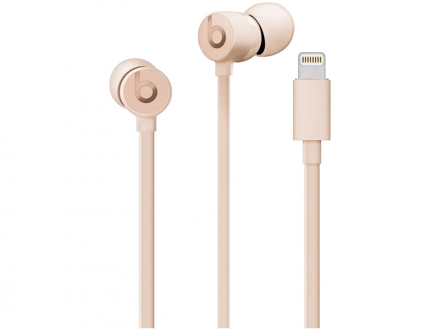 Beats Fones de Ouvido urBeats3 com Conector - Lightning Ouro Fosco