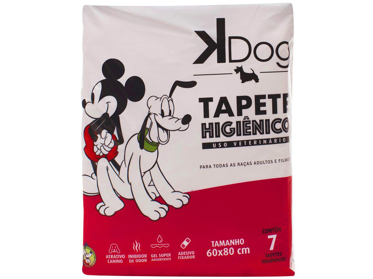Tapete Higiênico KDog Disney 80x60cm - 7 Unidades