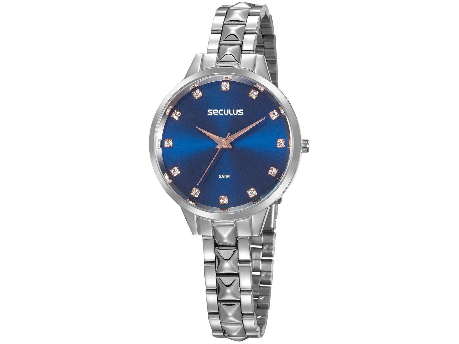 Relógio Feminino Seculus Analógico - 77067L0SVNS3 Prata