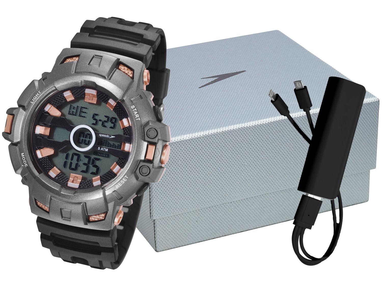 Relógio Masculino Speedo Digital - 81197G0EVNP2K1 Preto com Acessório