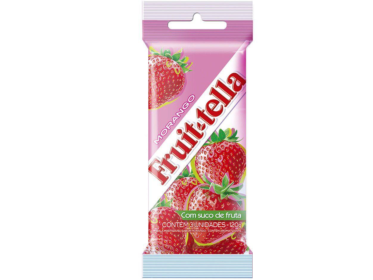 Bala Fruittella Stick Morango 120g Multipack - 3 Unidades