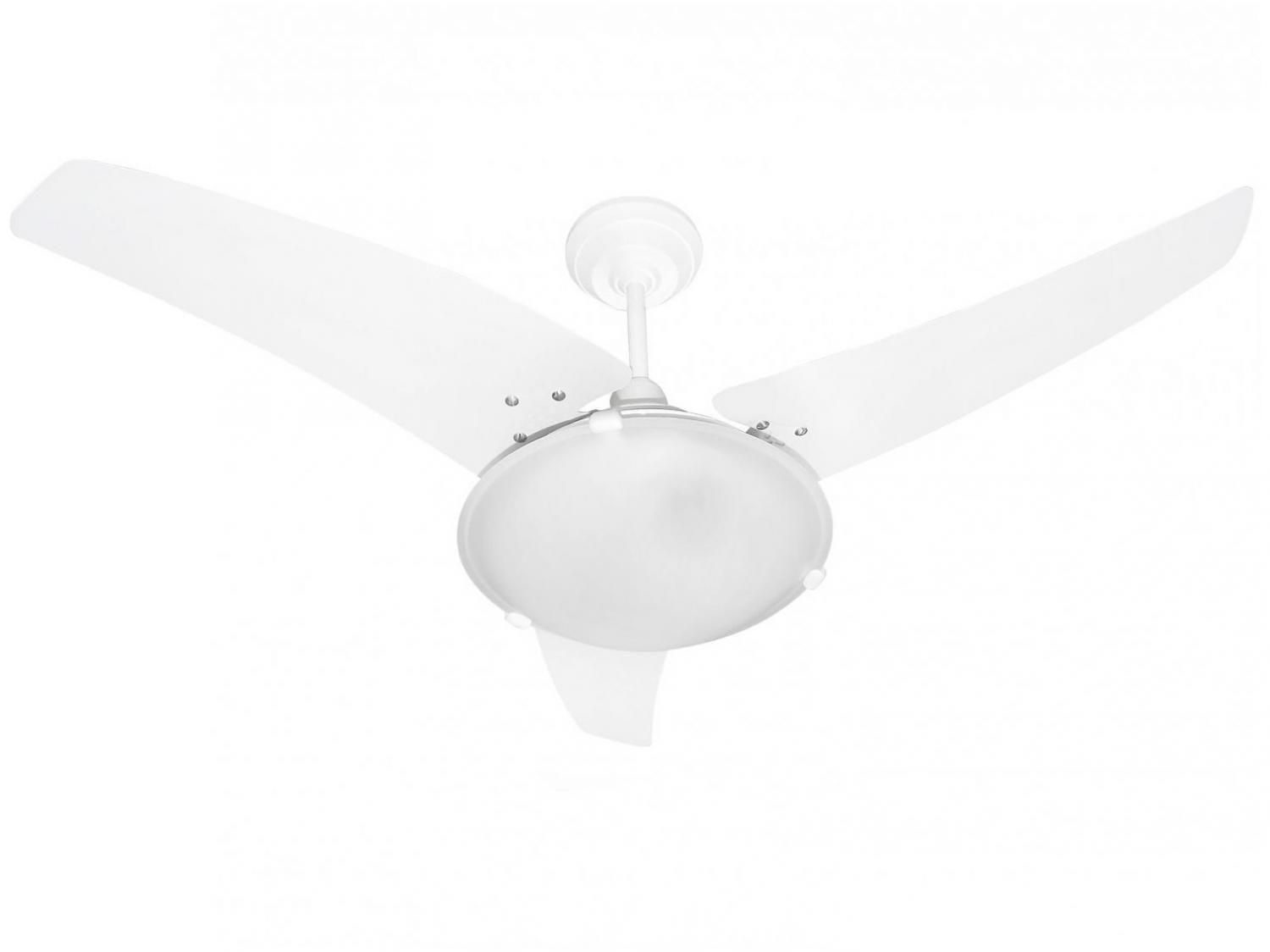 Ventilador de Teto Loren Sid Diplomata Urânio M3 - Branco 3 Pás 3 Velocidades 103cm