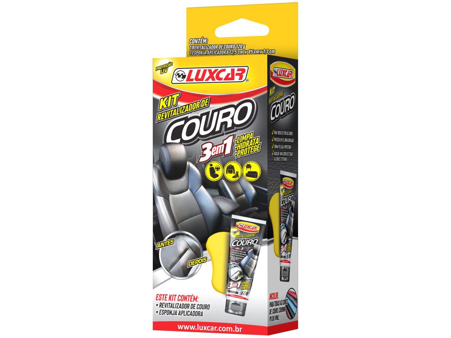 Revitalizador de Couro Luxcar 3 em 1 - 120g