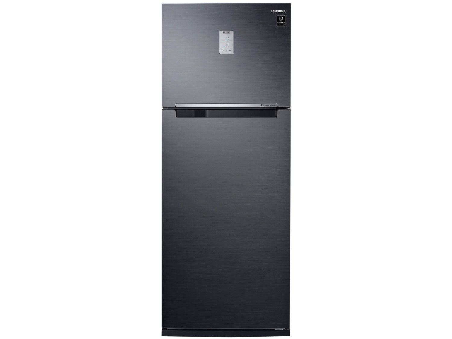 Geladeira/Refrigerador Samsung Frost Free Inverter - Duplex Black Look 460L PowerVolt Evolution RT46