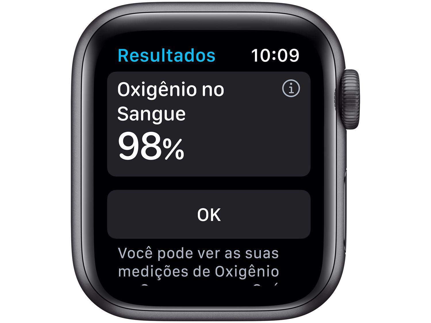 apple watch 6 40mm cinza espacial