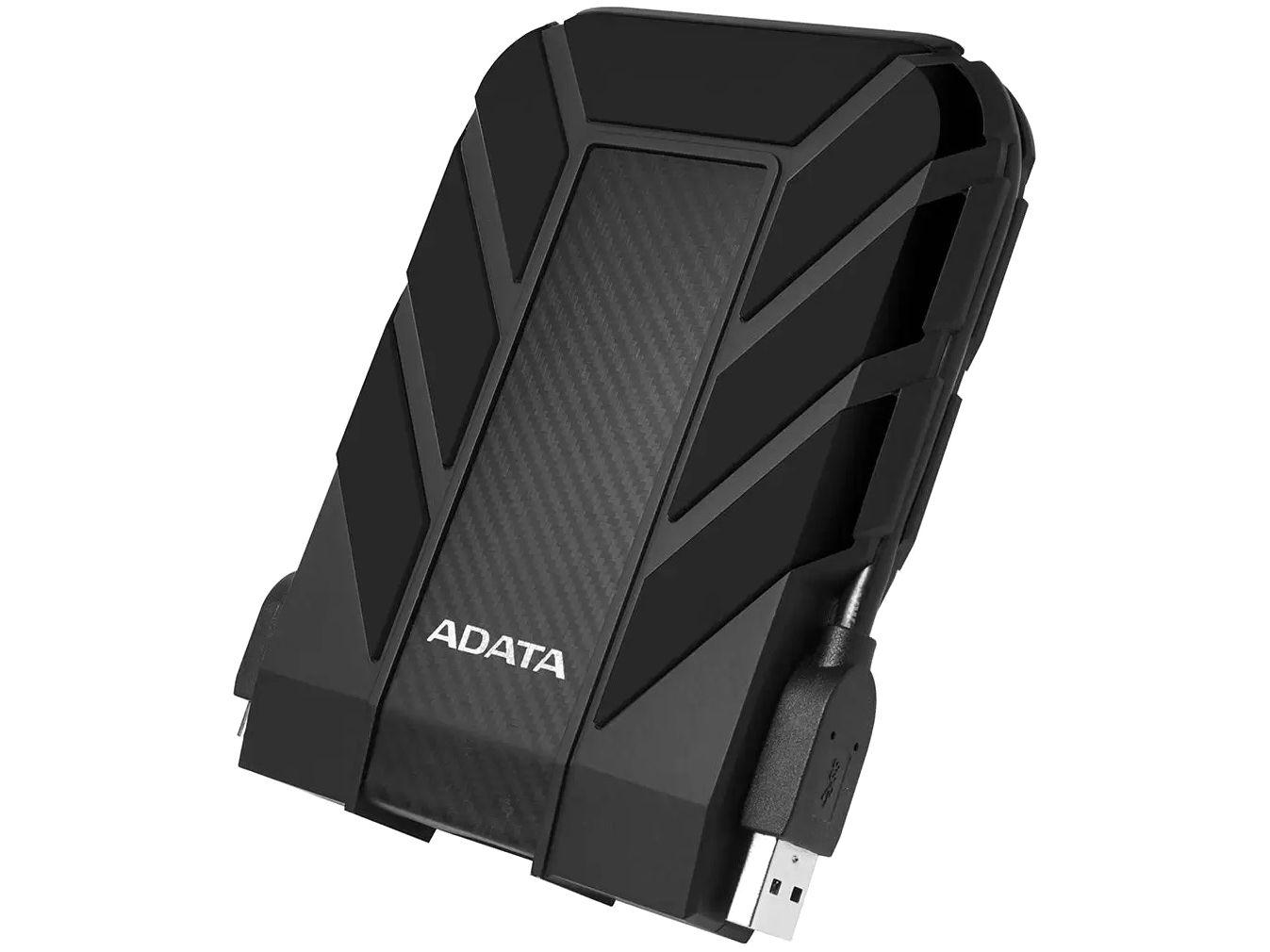 HD Externo 1TB Adata À Prova dágua - AHD710P-1TU31-CBK USB 3.1