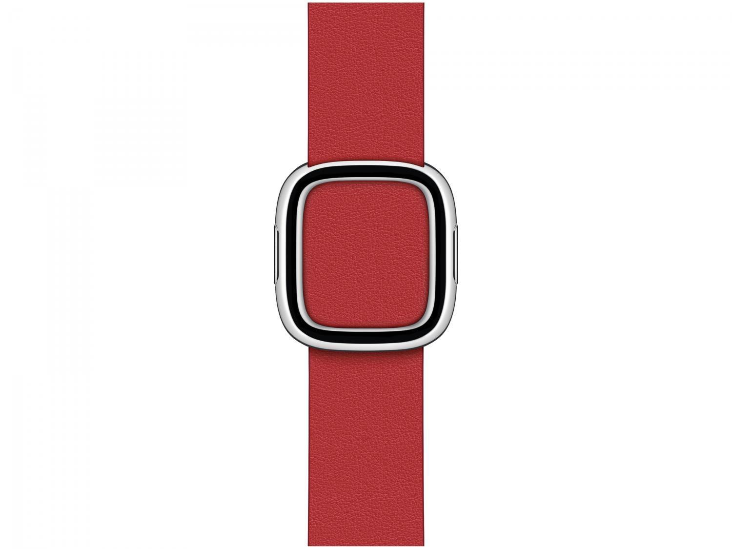 Pulseira Apple Watch Fecho Moderno Couro 40mm - Escarlate Original