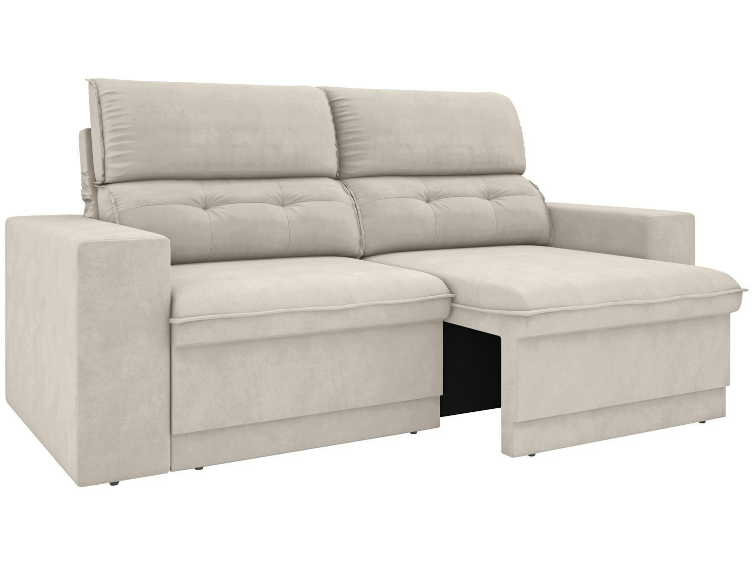 Sofá Retrátil Reclinável 3 Lugares Velosuede - Opera Next Sofás
