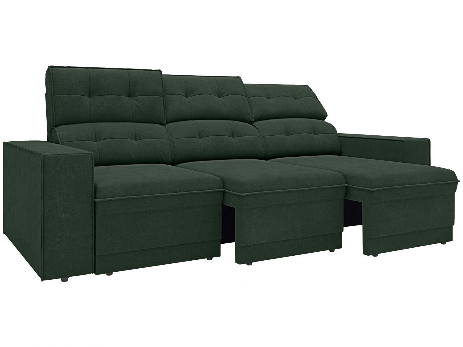 Sofá Retrátil Reclinável 3 Lugares Velosuede - Lazio Next Sofás