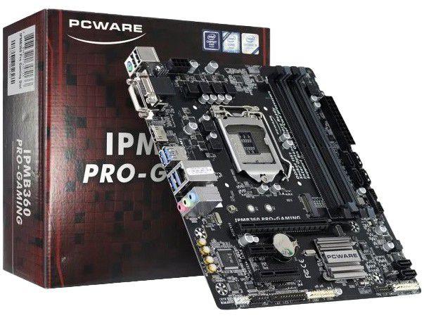 Placa Mãe PCWare IPMB360 Pro Gaming Intel - LGA 1151 DDR4 Micro ATX