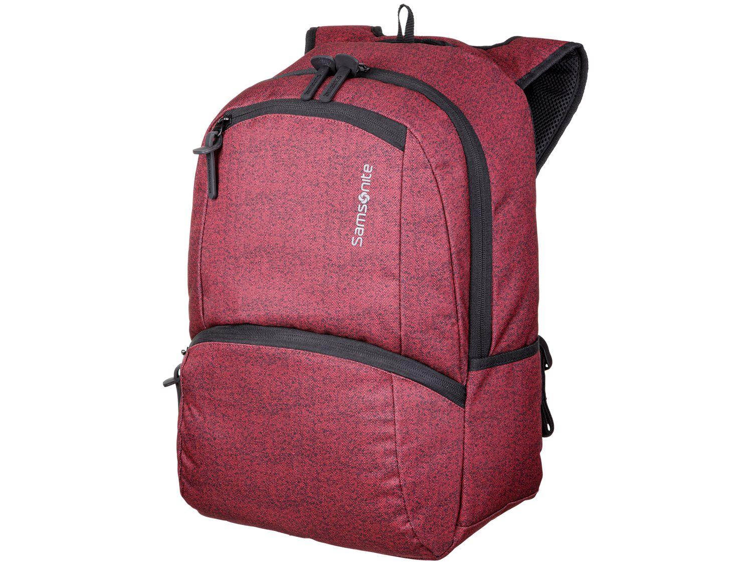Mochila Casual Unissex Samsonite Elevation Lyra - Vermelha