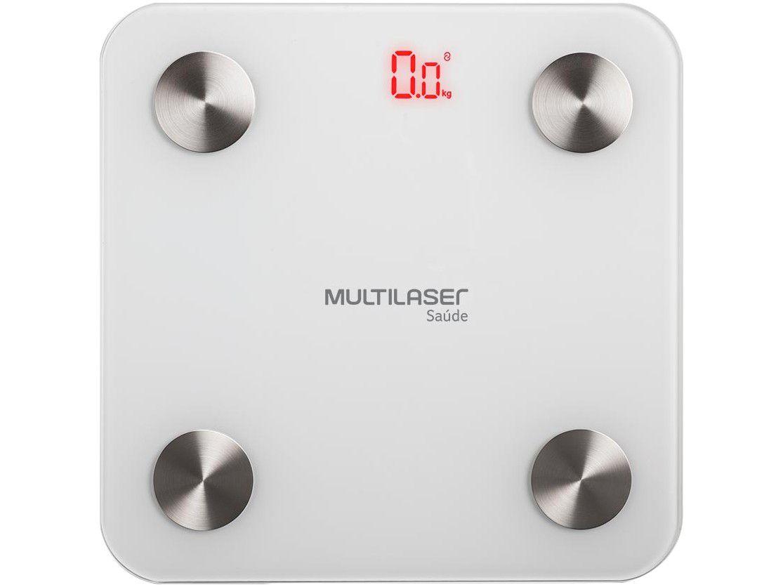Balança Digital de Bioimpedância Bluetooth - até 180kg Multilaser HC059