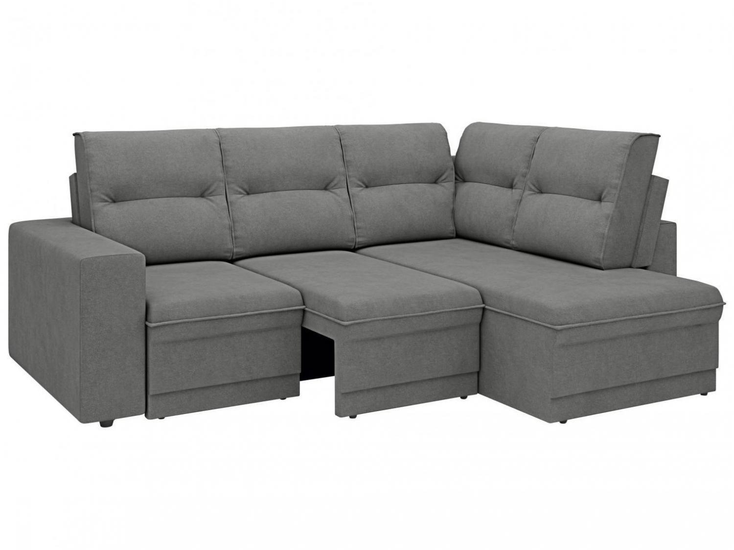 Sofá de Canto Retrátil Chaise 4 Lugares - Velosuede Jubileu Next Sofás