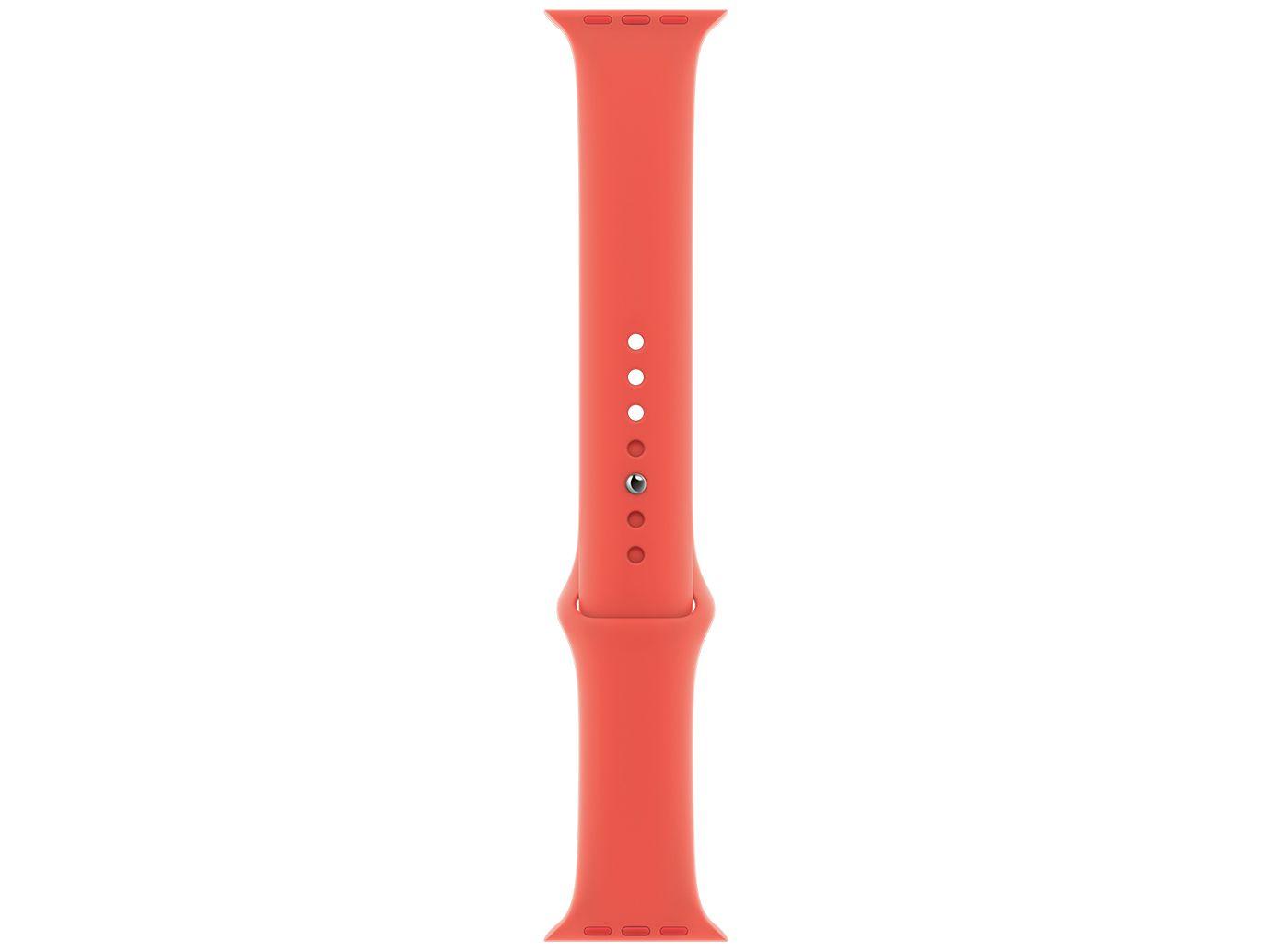 Pulseira Apple Watch Esportiva 44mm Rosa Cítrico - Original